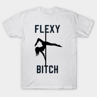 Flexy Bitch - Pole Dance Design T-Shirt